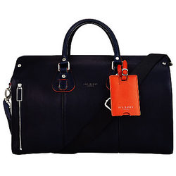 Ted Baker Colbad Leather Holdall, Navy